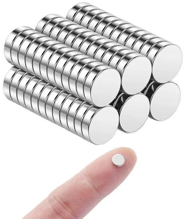 Main image of VEVOR Rare Earth Magnets 100 Pcs Strong Round Small Neodymium Magnets Disc Storage Box