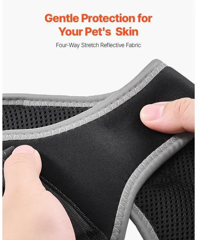 Alt view image 4 of 7 - VEVOR Dog Knee Brace for Right Leg Adjustable ACL Dog Leg Support Brace Pain Relief