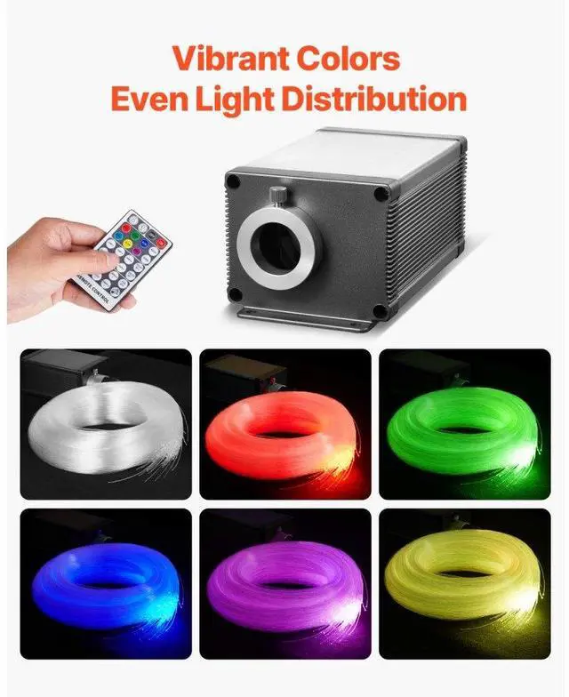 Alt view image 4 of 7 - 550pcs Headliner Star Light Kit Roof Twinkle Ceiling Lights Fiber Optic Home Car