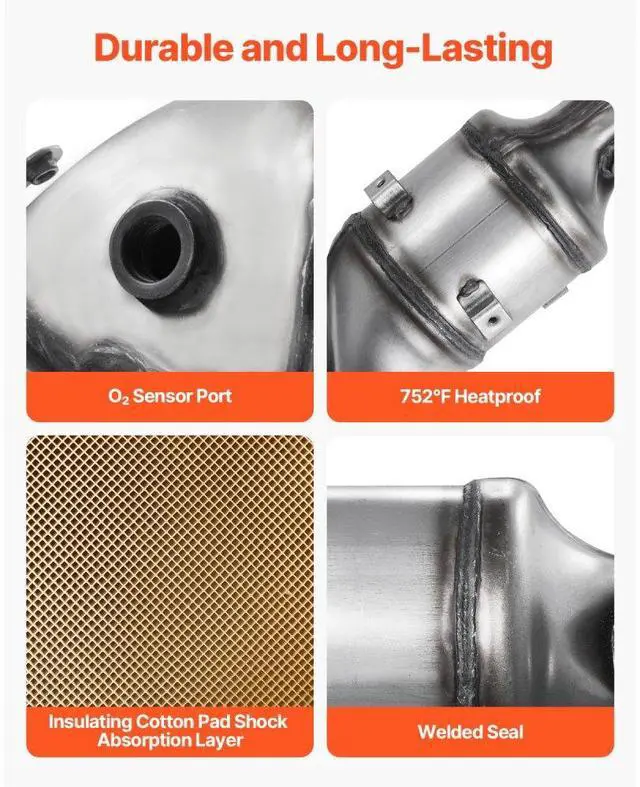 Alt view image 5 of 7 - Catalytic Converter Compatible with Nissan Altima 2007-2013 2.5L Front 674-933