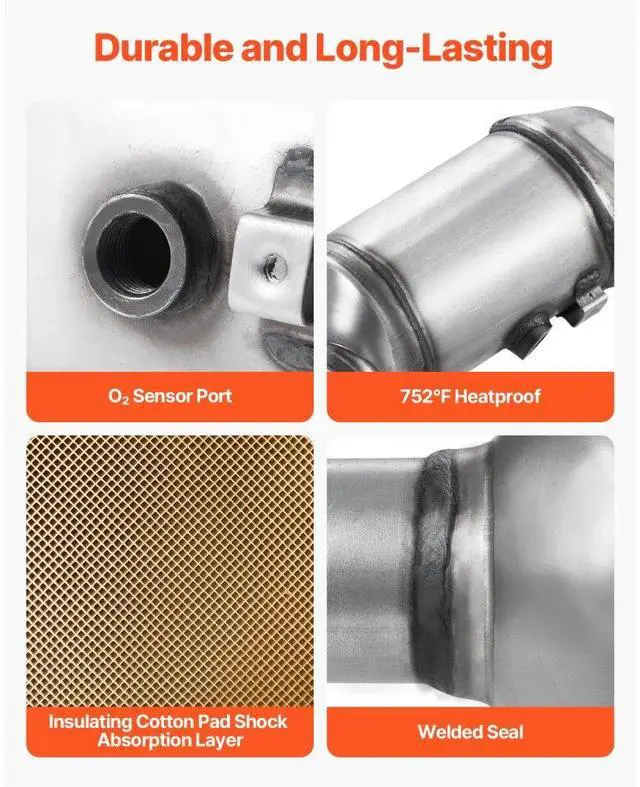 Alt view image 5 of 7 - Catalytic Converter Compatible with 2012-2017 Jeep Wrangler 3.6L V6 Front 641511