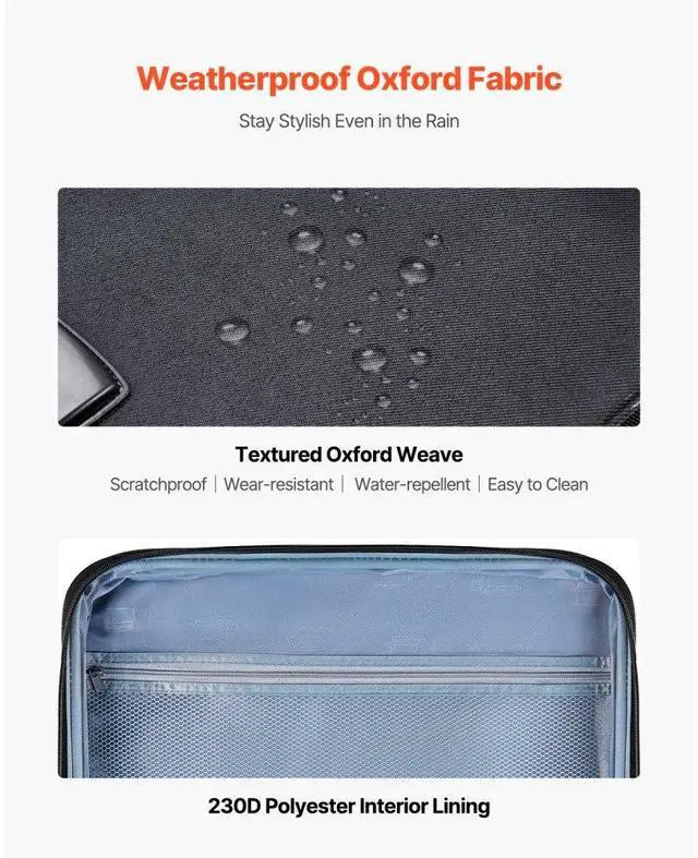 Alt view image 3 of 7 - 20-Inch Softside Expandable Luggage with Spinner Wheels Carry on Suitcase Black