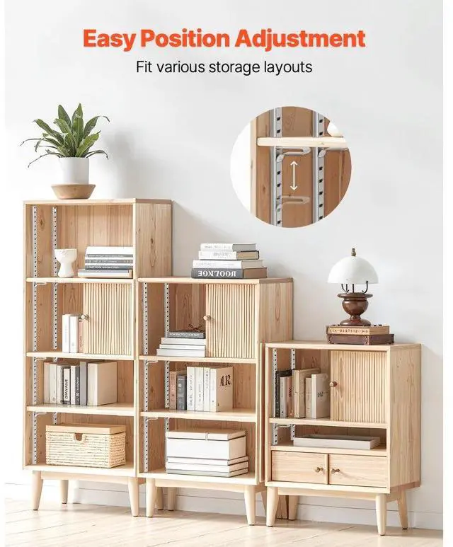 Alt view image 3 of 7 - VEVOR Shelf Track 36.3-inch 6 Pack Adjustable Steel Wall Mounted Shelf Pilaster