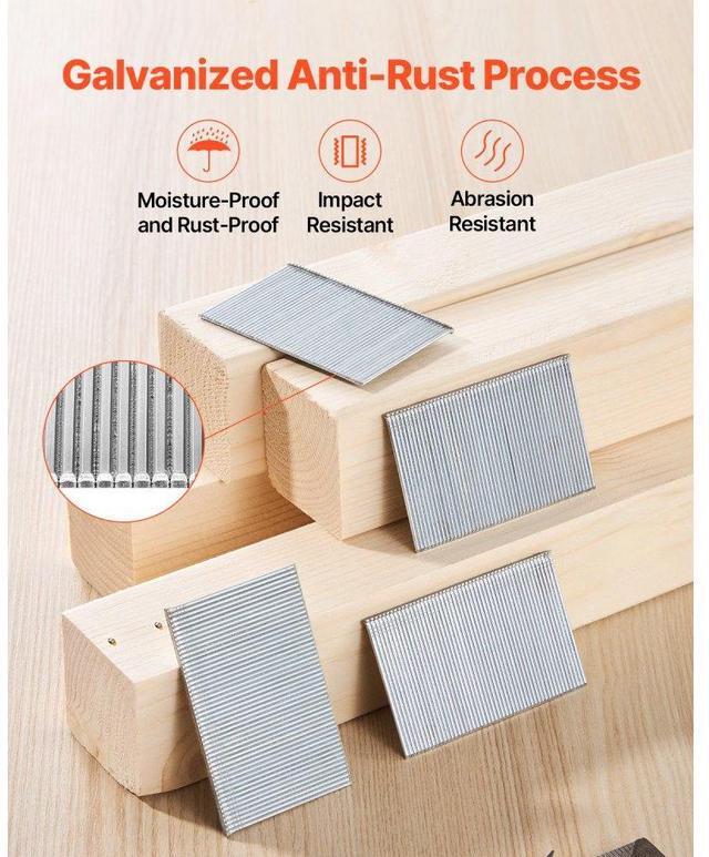 Alt view image 3 of 7 - 16 Gauge Finish Nails 2 in Straight Finish Nail 2500-Count Galvanized Nail