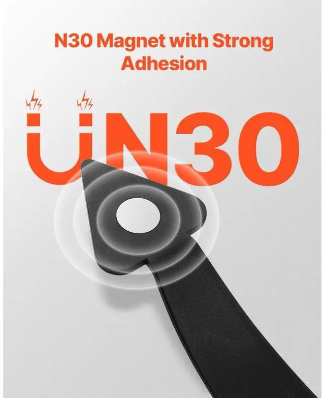 Alt view image 2 of 7 - Decorative Magnetic Garage Door Hardware Kit Accents 4 Hinges 2 Handles Black