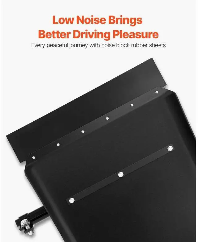 Alt view image 5 of 7 - Quarter Fenders for Semi Trucks 24"x24" with Tube Bracket Mounting Hardware