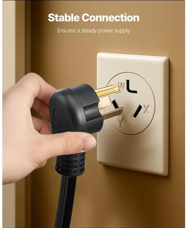 Alt view image 6 of 7 - 10 ft Dryer Power Cord 3-Prong NEMA 10-30P Dryer Cord w/ Eyelet Connectors
