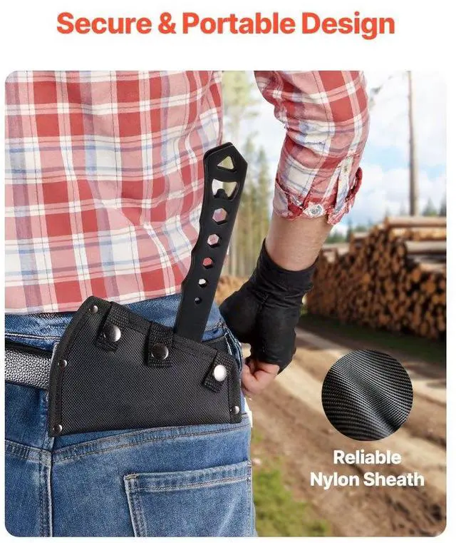 Alt view image 6 of 7 - Throwing Axes and Tomahawks 3 Pack Axe Throwing Hatchet Set Stainless Steel