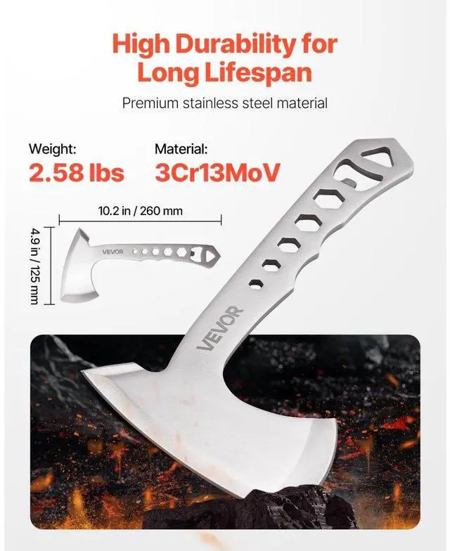 Alt view image 3 of 7 - Throwing Axes and Tomahawks 3 Pack Hatchet Axes and 3 Pack Knives Throwing Set