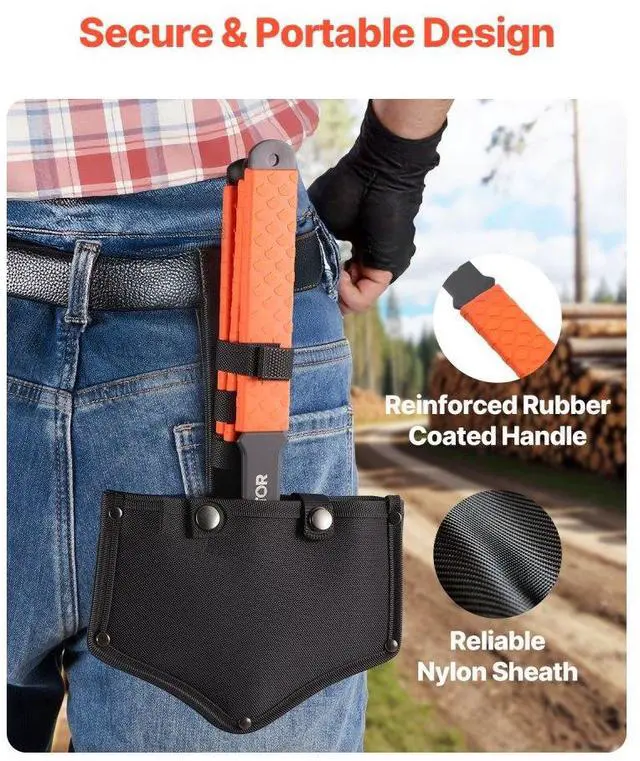 Alt view image 6 of 7 - Throwing Axes and Tomahawks 3Pack 13.4 inch Triple Edge Axe Throwing Hatchet Set