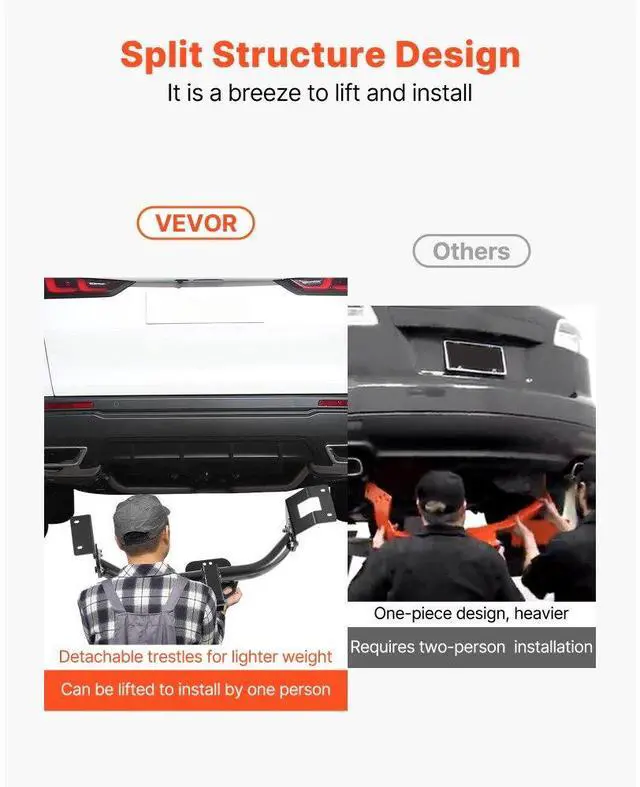 Alt view image 3 of 7 - VEVOR Class 3 Trailer Hitch Tow Hitch with 2" Receiver for 2012-2016 Honda CR-V