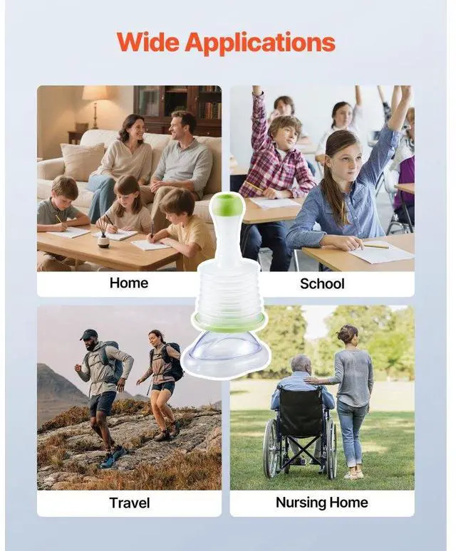 Alt view image 6 of 7 - Choking Rescue Device Portable Airway Clear Anti Choking Suction Device 5 Masks