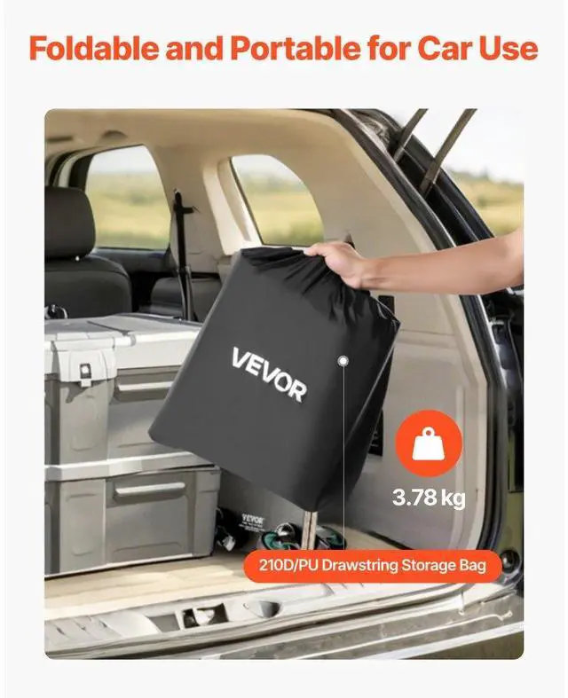Alt view image 6 of 7 - Hitch Cargo Carrier Bag 59.84 x 23.9 x 24.02 in (20 Cu.ft) with 8 Straps