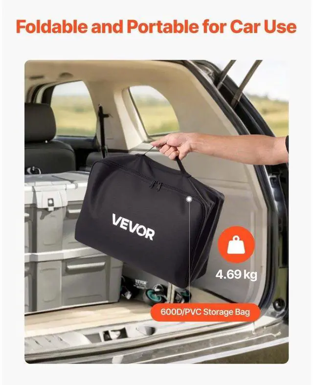 Alt view image 6 of 7 - Hitch Cargo Carrier Bag 59.84 x 24.02 x 30.63 in (25 Cubic Feet) Waterproof