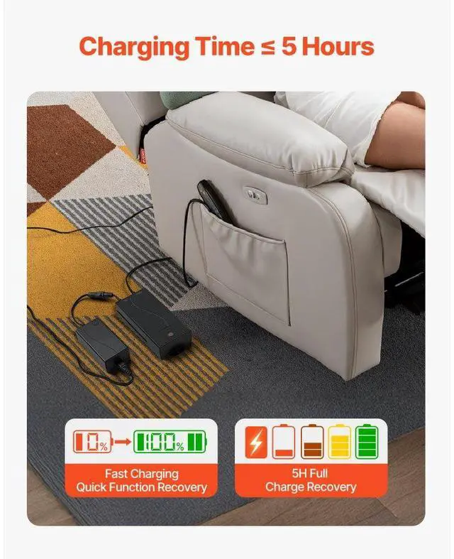 Alt view image 5 of 7 - Battery Pack for Reclining Furniture 2500 mAh 2-Pin Recliner Battery Pack