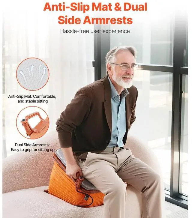Alt view image 3 of 7 - Electric Seat Assist Lifting Cushion 200lb 34° Chair Lift Assist Device