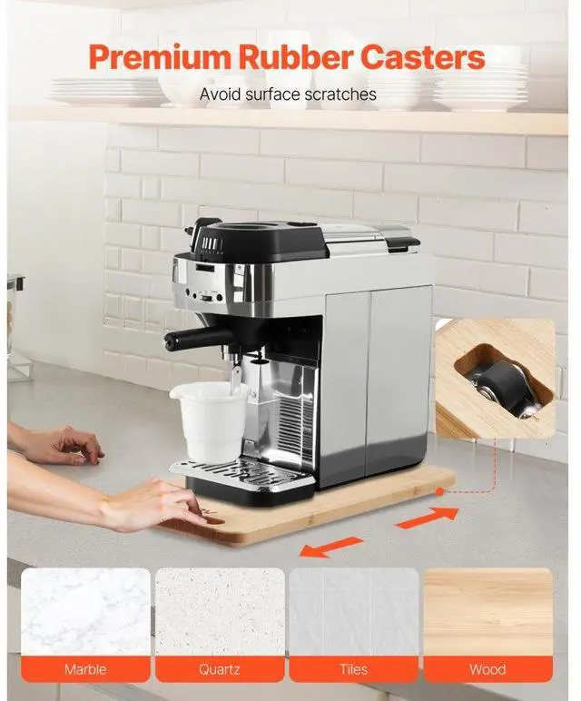 Alt view image 5 of 14 - VEVOR Appliance Slider 14.5 x 7.5 in Sliding Tray for Kitchen Countertop