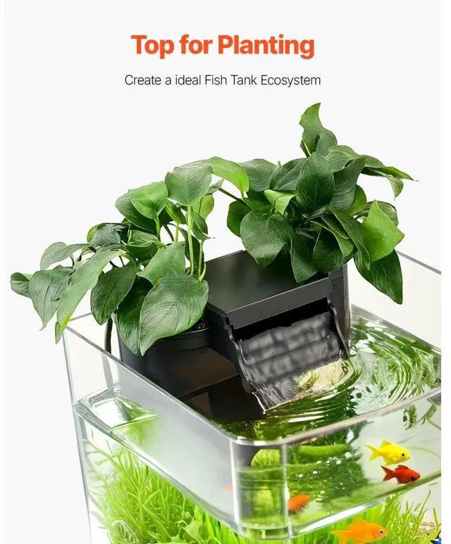 Alt view image 4 of 7 - 2 Gallon Fish Tank Aquarium Smart Arch Clear GPPS 3 Color Self Cleaning