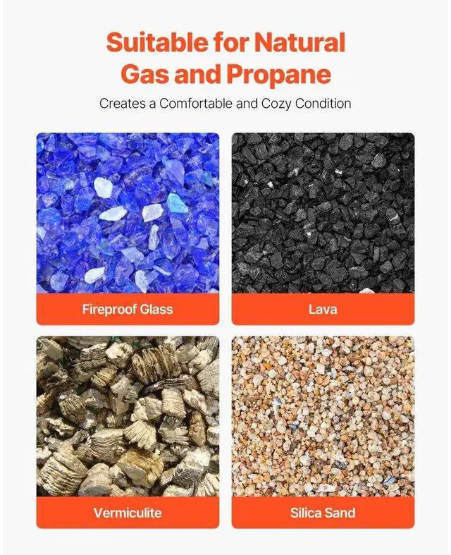Alt view image 5 of 7 - 2-3 Inch 30 Pcs Ceramic Fire Pebble Stones Lava Rocks Reusable