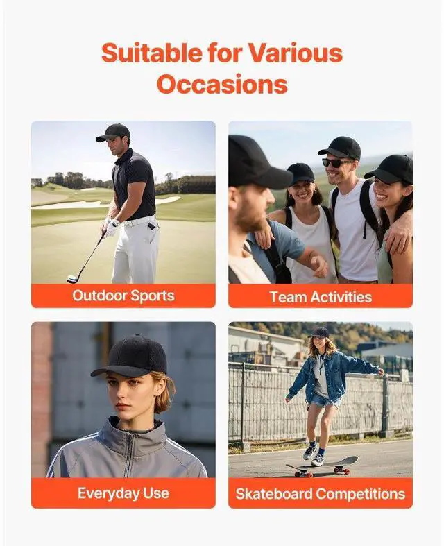 Alt view image 6 of 7 - VEVOR Baseball Cap Summer Thin Plain Baseball Hat with Breathable Fabric 1 Pc