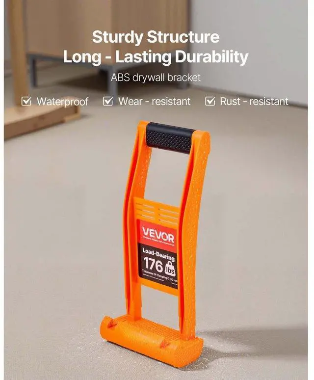 Alt view image 6 of 7 - VEVOR Drywall Carrier 2 Pack Plywood Carriers Handles with 176 lbs Load