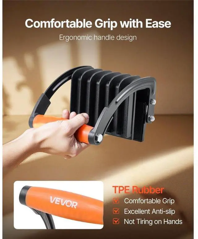 Alt view image 5 of 7 - VEVOR 2 PCS Plywood Carrier 200 lbs Drywall Carrying Tool for 0-1 Inches Thick