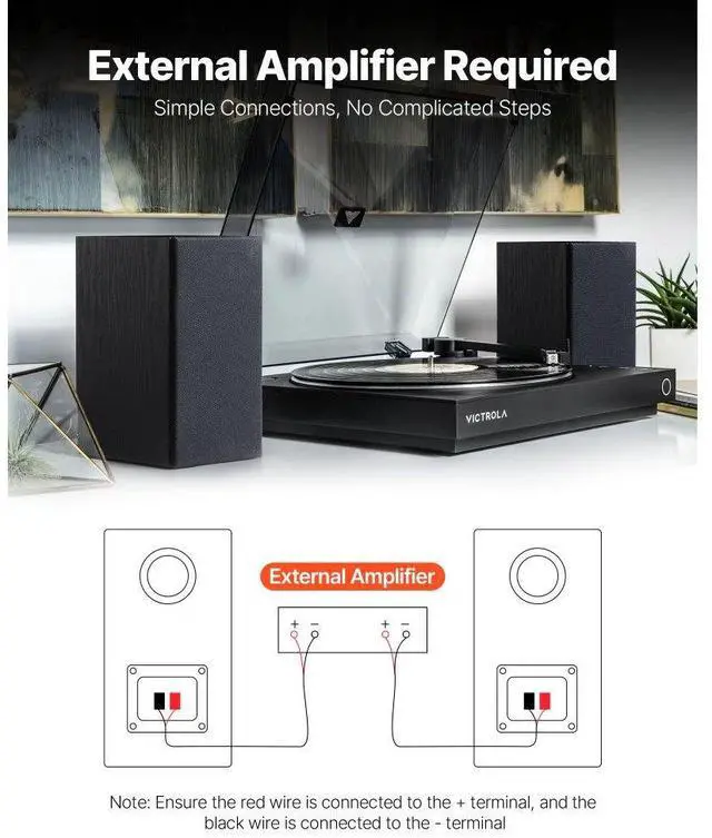 Alt view image 6 of 7 - Passive Bookshelf Home Speakers Pair of Stereo Audio Speakers Cone 70Hz-20KHz