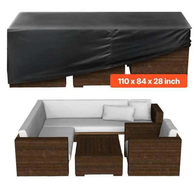 Main image of Patio Outdoor Furniture Cover 420D Waterproof Table Chairs Sofa 110"x84"
