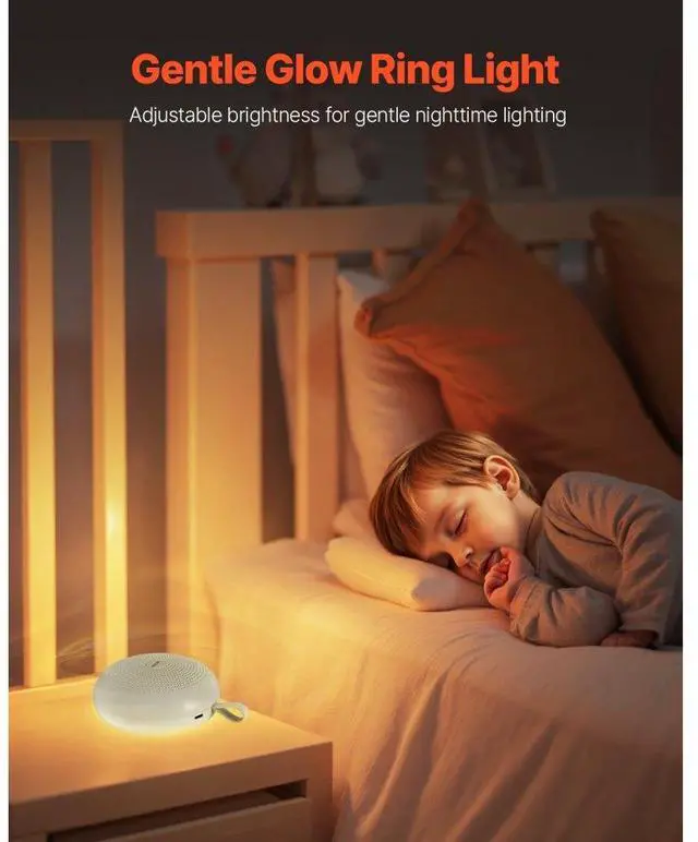 Alt view image 3 of 7 - Sound Machine 30 Soothing Sleep Sounds 3-in-1 White Noise Sound Machine