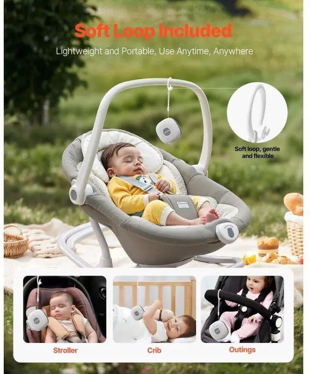 Alt view image 6 of 7 - Sound Machine 21 Soothing Sleep Sounds 3-in-1 White Noise Sound Machine