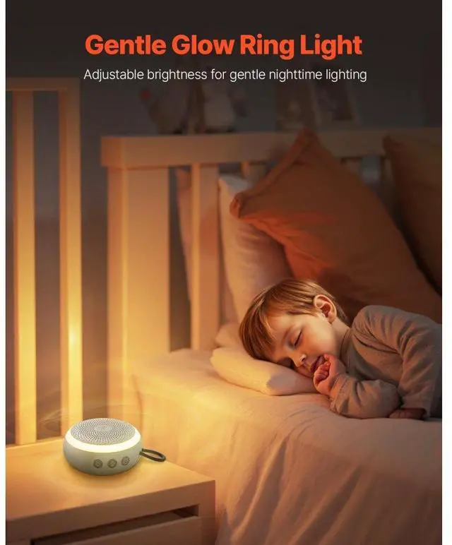 Alt view image 3 of 7 - Sound Machine 20 Soothing Sleep Sounds 4-in-1 White Noise Sound Machine