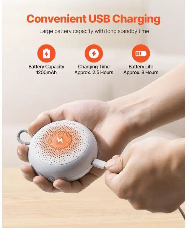 Alt view image 4 of 7 - Sound Machine 20 Soothing Sleep Sounds 4-in-1 White Noise Sound Machine