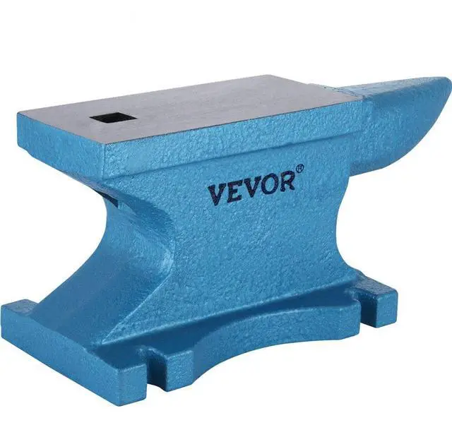 Alt view image 3 of 3 - VEVOR 55 lb Anvil Blacksmith Cast-Iron 25 kg Heat Treated Long Round Horn