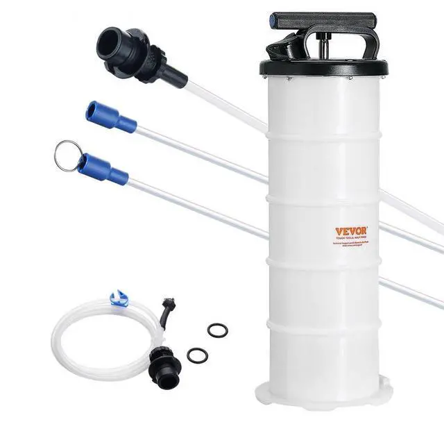 Alt view image 3 of 3 - VEVOR Fluid Extractor, 1.74 Gallons (6.5 Liters), Manual Hand-Operated Oil Changer Vacuum Fluid Extractor with Dipstick and Hose, Oil Extractor Change Pump for Automotive Fluids Vacuum Evacuation