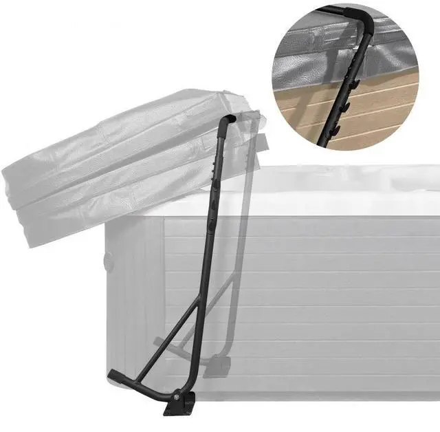 Alt view image 2 of 9 - VEVOR Hot Tub Cover Lift, Spa Cover Lift, Height 31.5" - 41.3" Width 57" - 92.5" Adjustable, Installed Underneath on Both Sides, Suitable for Various Sizes of Rectangular Bathtubs, Hot Tubs, Spa