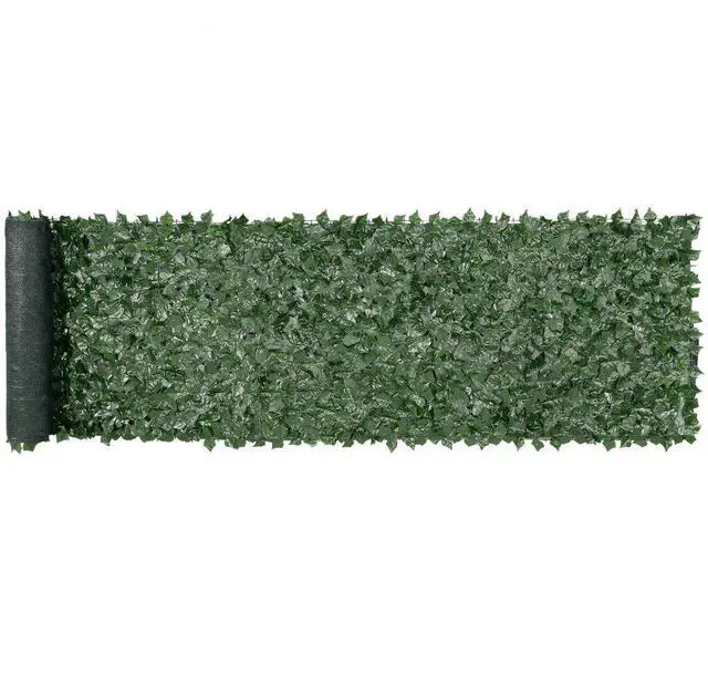 Alt view image 2 of 2 - VEVOR Ivy Privacy Fence, 39 x 158in Artificial Green Wall Screen, Greenery Ivy Fence with Mesh Cloth Backing and Strengthened Joint, Faux Hedges Vine Leaf Decoration for Outdoor Garden, Yard, Balcony