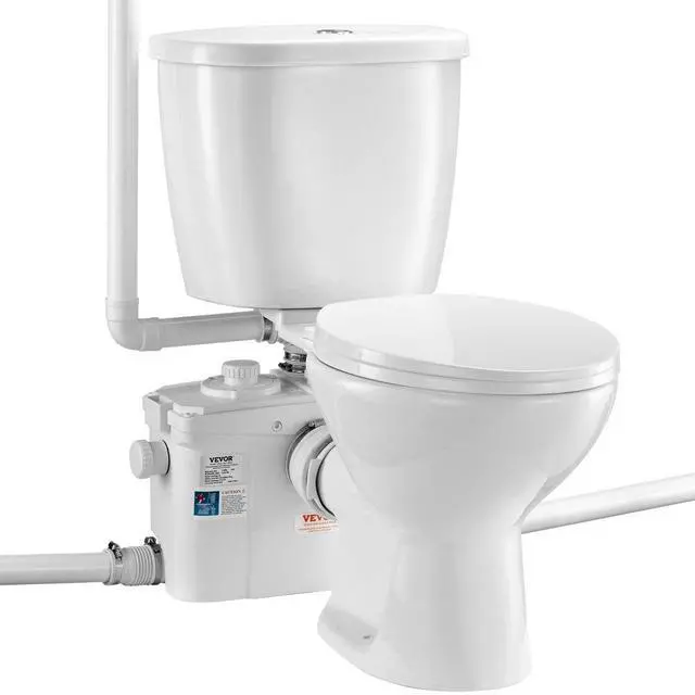 Main image of VEVOR Macerating Toilet System with 800W Pump Upflush Toilet For Basement