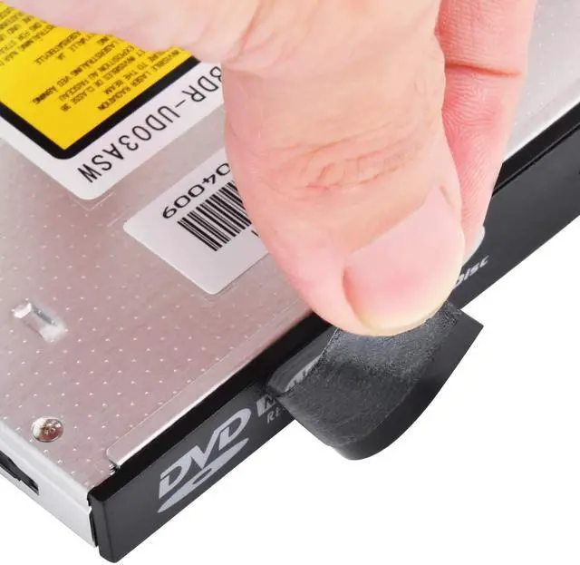 Alt view image 7 of 7 - SilverStone TOB04 9.5/12.7mm Slim Blu-ray/DVD/CD Read and Write Tray-Loading Optical disc Drive, Includes Slimline SATA Adapter Cable, SST-TOB04