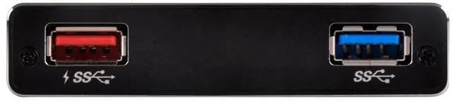 Alt view image 5 of 8 - SilverStone Technology 2.5" Hard Drive / SSD Enclosure with USB 3.1 Gen 1 Type-C Port, Power Delivery up to 60 Watts, and USB Type-A Hub TS15B