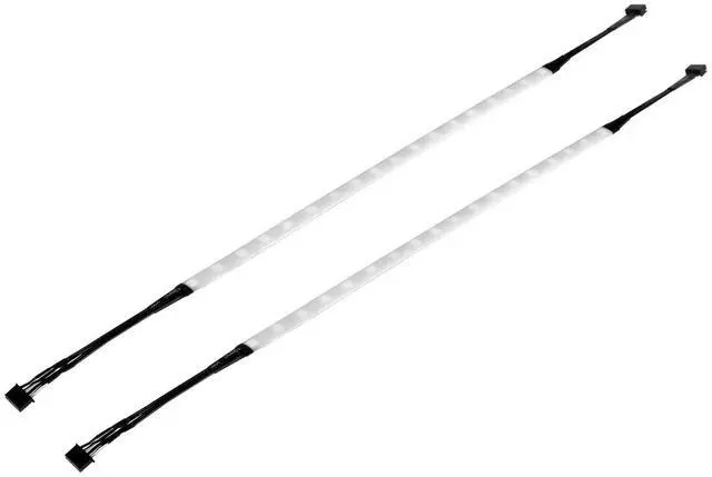 Alt view image 5 of 10 - 2 * 300mm 5050 RGB LED strip , 2 * 300mm male to female & RGB 4pin extend Y cable