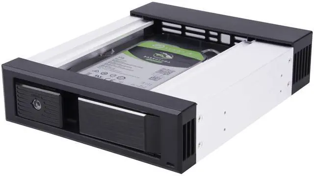 Alt view image 10 of 14 - 1x 5.25" device bay to 1x3.5" SAS12Gb/SATA 6Gb trayless hot-swap Cage