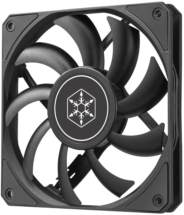 Alt view image 6 of 10 - Silverstone Technology Air Slimmer 120 Enhanced Performance 120mm Slim Fan with Full-Range PWM, (SST-AS120B),Black