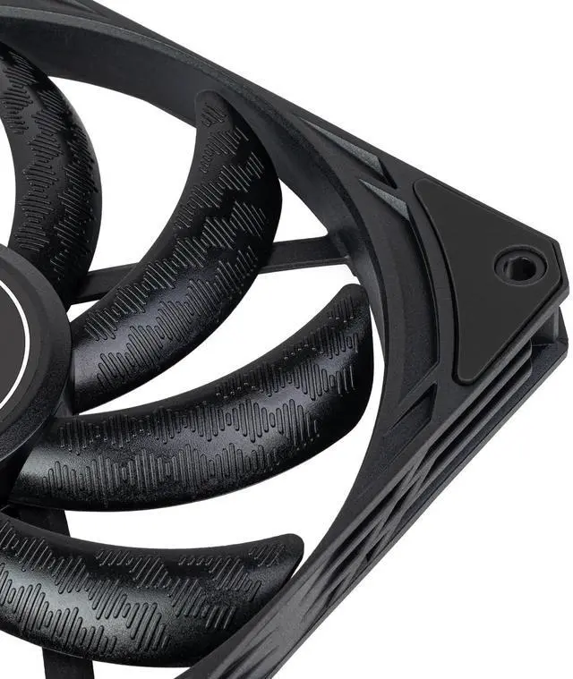Alt view image 12 of 12 - SilverStone SST-AS140B Air Slimmer 140 Enhanced 140mm slim fan with full-range PWM