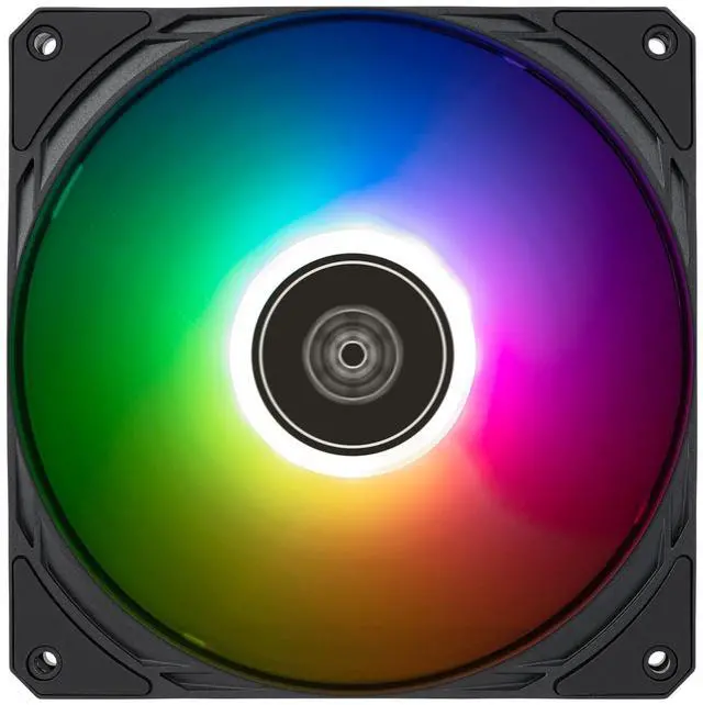 Alt view image 7 of 7 - SilverStone Technology Air Slimmer 140 Enhanced Performance 140mm Slim Fan with Full-Range PWM, ARGB Lighting and Shark Force Technology, (SST-AS140B-ARGB)