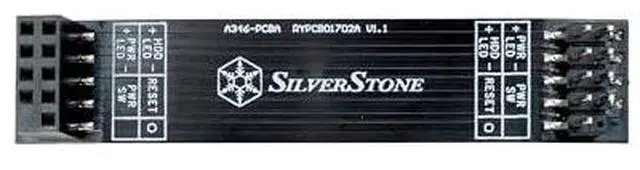 Alt view image 2 of 7 - SilverStone Technology CP15 Low-Profile Front I/O Power Switch Extension, SST-CP15