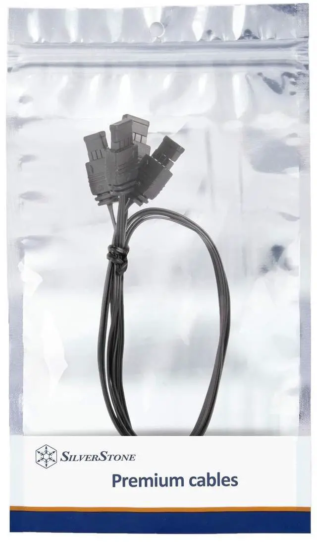Alt view image 9 of 14 - 1 to 4 ARGB lighting splitter cable, all female connectors, 300mm length