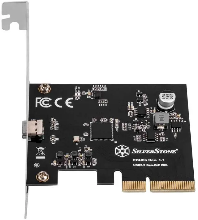 Alt view image 10 of 13 - ECS06, 6 Ports SATA Gen3(6Gbps) port multiplier, Non-RAID, PCI Express Gen3 x2 card