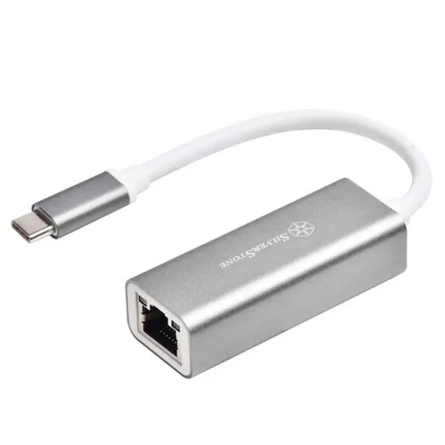 Alt view image 2 of 3 - USB 3.1 Type-C Gen1 to RJ45 Gigabit Ethernet Network Adapter, Charcoal