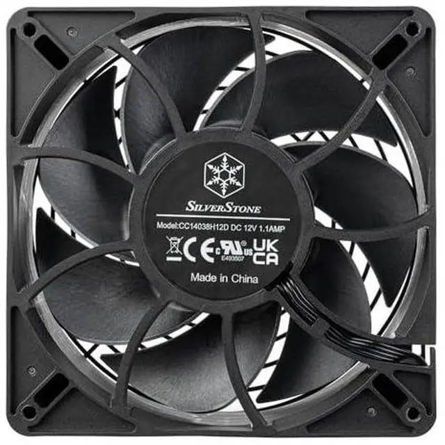 Alt view image 4 of 7 - SilverStone Technology FHS 140X High Performance (up to 223CFM) 140mm x 38mm PWM Industrial/Server Fan, SST-FHS140X