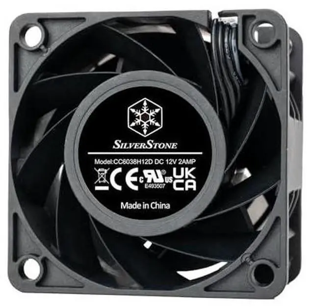 Alt view image 4 of 6 - SilverStone Technology FHS 60X High Performance (up to 15,000rpm) 60mm x 38mm PWM Industrial/Server Fan, SST-FHS60X